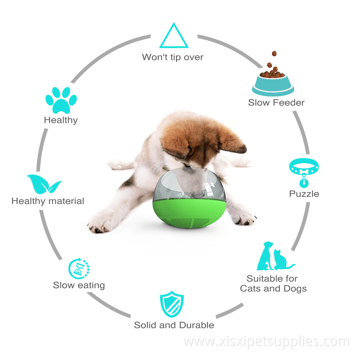 Pet Supplier Dog Bowl Plastic Silicone Dog Travel Bowls